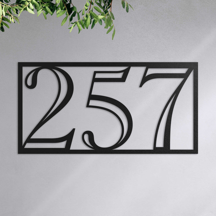 Numéro de maison Ombre