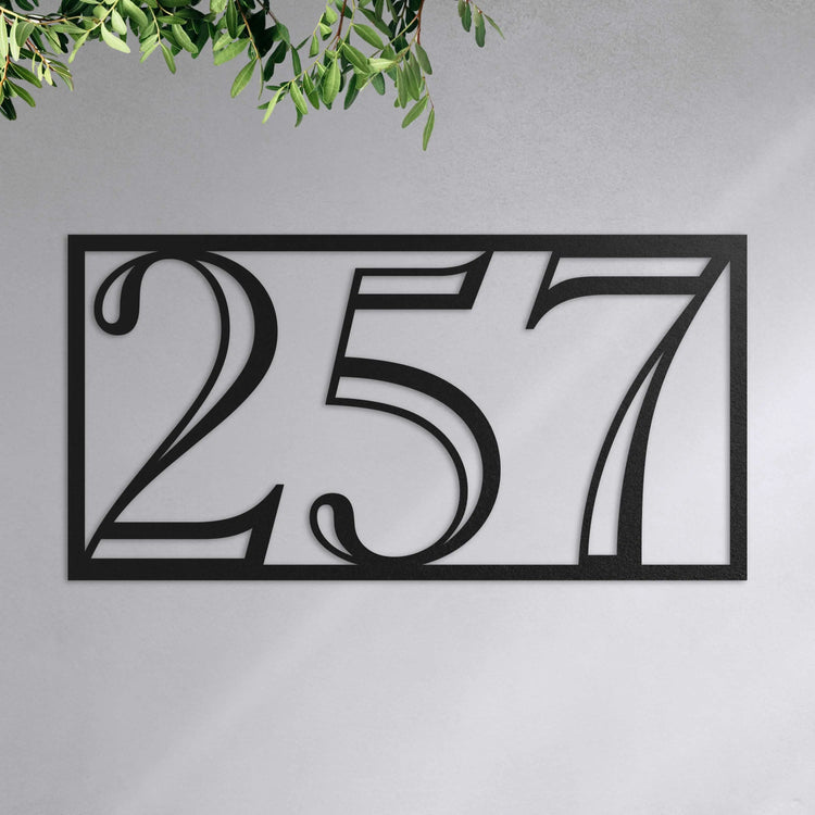 Numéro de maison Ombre