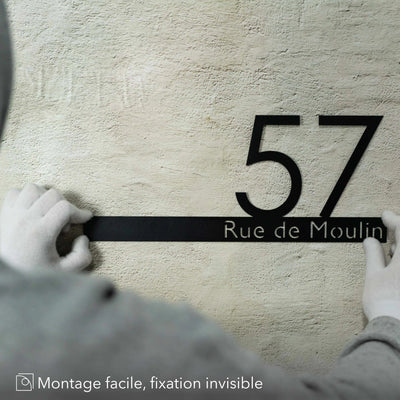 Numéro de maison personnalisée Steelmonks