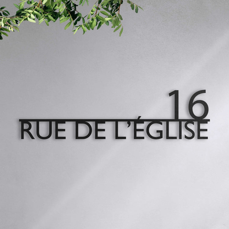 Plaque de numéro pour maison