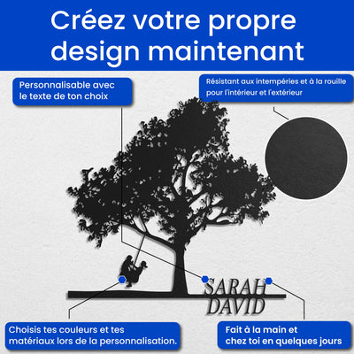Arbre avec balançoire