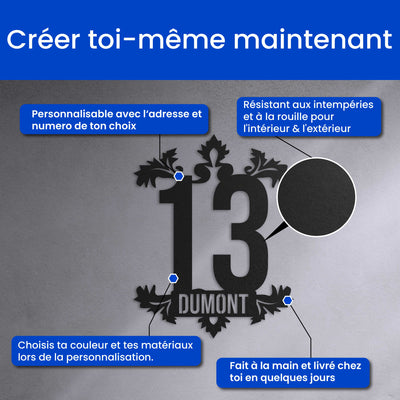 Numéro décoré