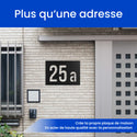 Modern house number