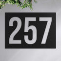 Modern house number