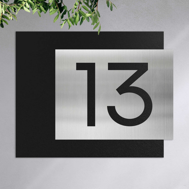 Refined two-layer house number