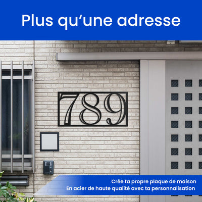 Numéro de maison Ombre