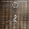 "Violin Clef/Treble Clef" Keychain