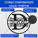 Monogramme dans un cercle