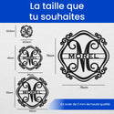 Monogramme dans l'ovale