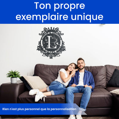 Monogramme avec couronne