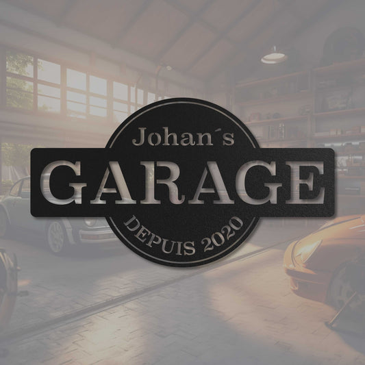 Plaque garage classique