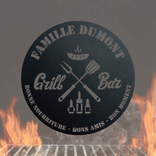 Plaque Barbecue rond