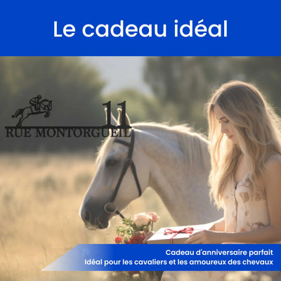 Panneau routier avec Cavalier bondissant Steelmonks
