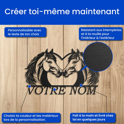 Chevaux Embrassant Steelmonks