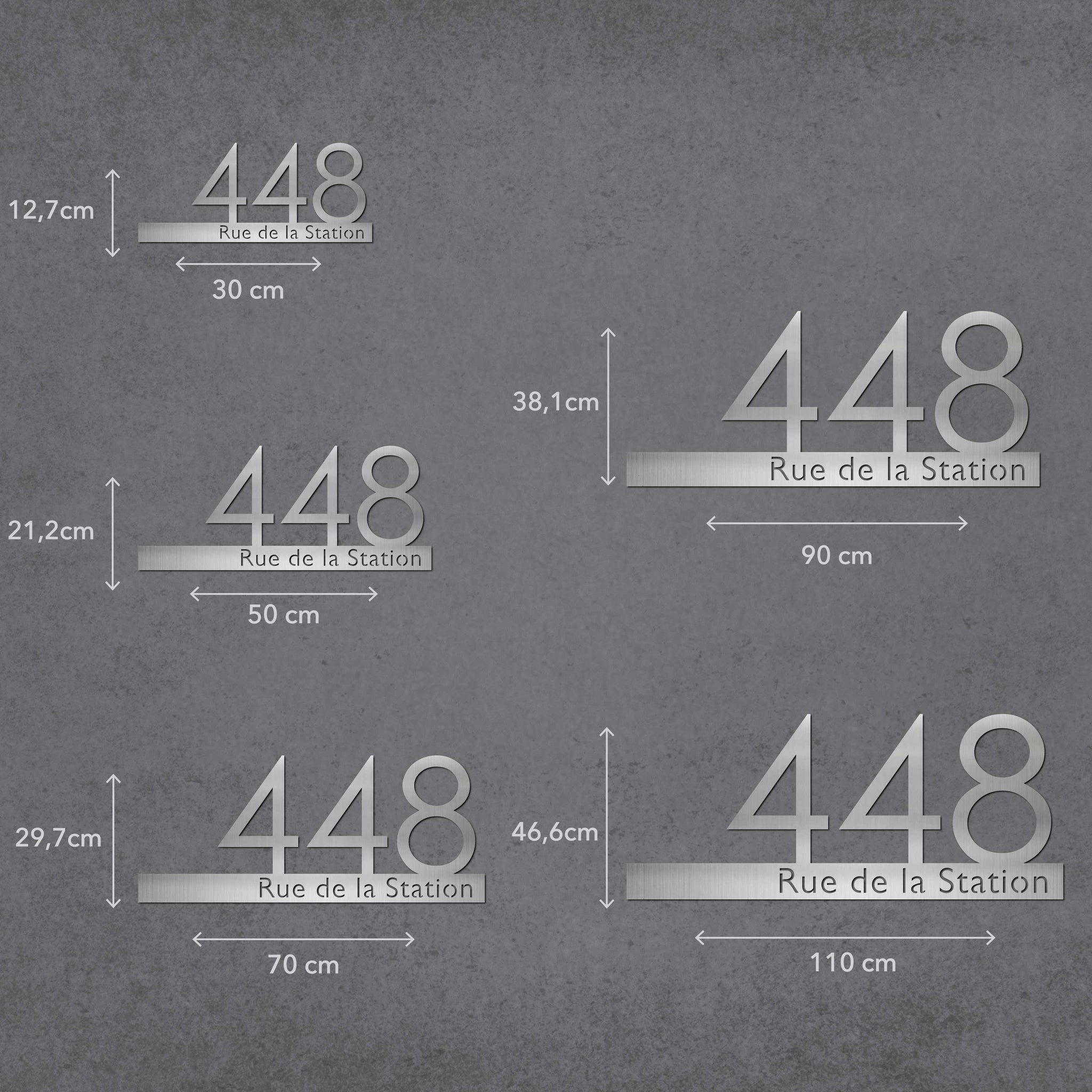 Numéro de maison personnalisée