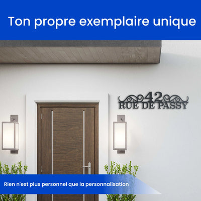 Numéro de maison classique Steelmonks