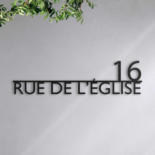 Plaque de numéro pour maison