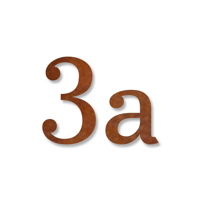 Numéro de maison Élégant – Corten