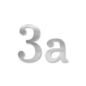 Numéro de maison Élégant – inox