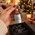 Grande note – porte-clés en acier gravé offert dans sa boîte cadeau – Steelmonks
