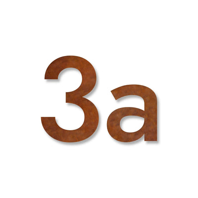 Numéro de maison Claire – Corten