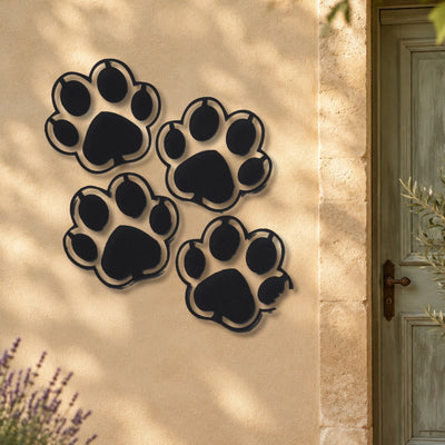Pattes – plaque en acier personnalisée sur la façade de la maison – Steelmonks