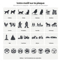159 motifs en 13 catégories pour la plaque de rue