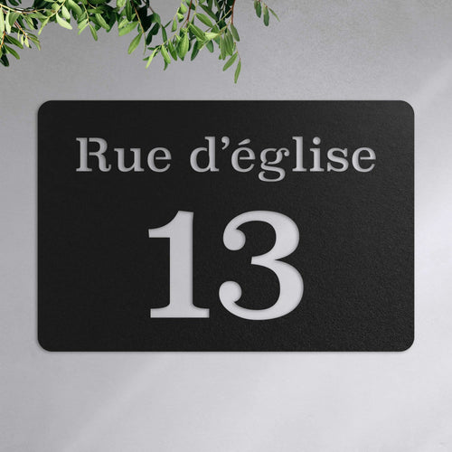 Rue et numéro