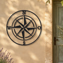 Rose des vents – plaque en acier personnalisée sur la façade de la maison – Steelmonks