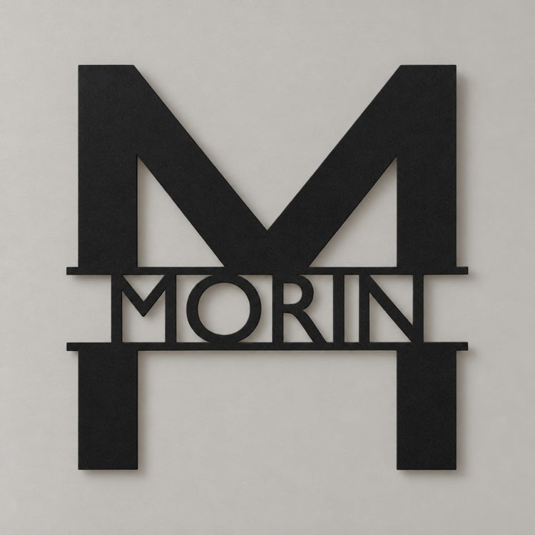 Monogramme lettres modernes