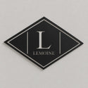 Monogramme personnalisé en métal – design Plaque élégante, acier découpé au laser · Steelmonks