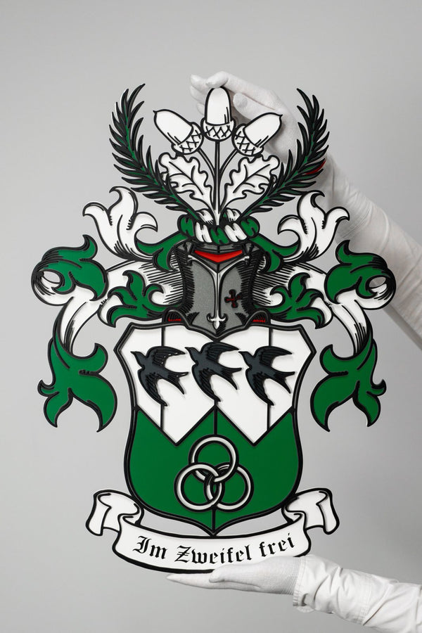 Blason familial vert