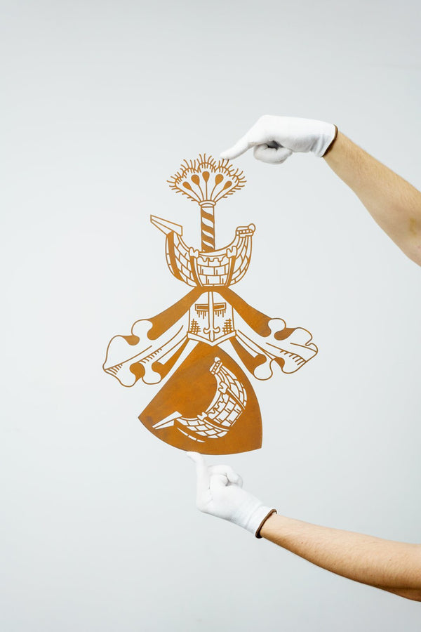 Blason doré