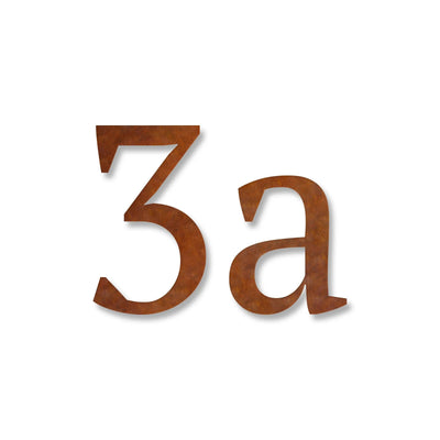 Numéro de maison Intemporel – Corten
