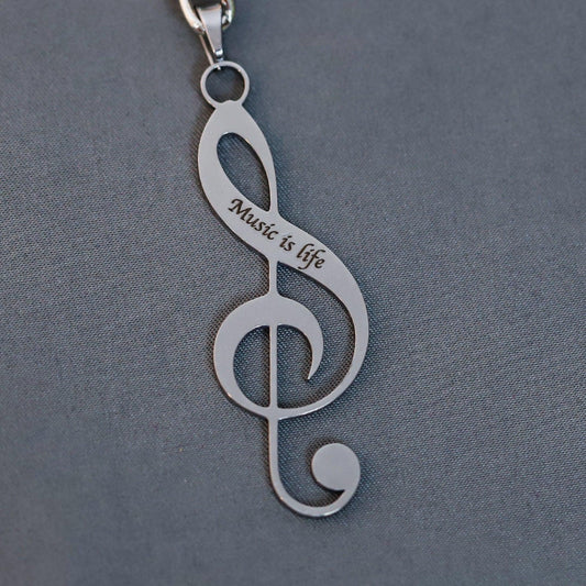 Plaque métallique Steelmonks,Treble Clef Note. Décoration murale de musique disponible en différentes tailles et couleurs.