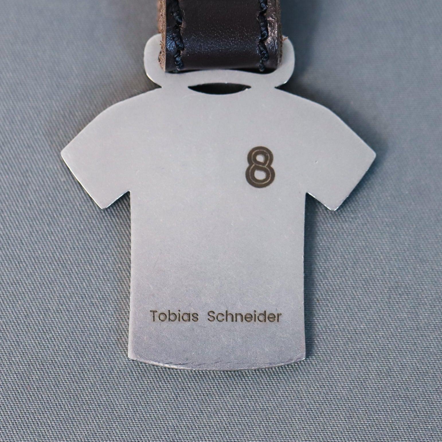 Plaque métallique Steelmonks, maillot de football. Décoration murale pour sports et loisirs disponible en différentes tailles et couleurs.