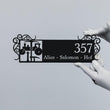 Plaque métallique Steelmonks, plaque de guilde classique. Plaque de rue Décoration murale disponible en plusieurs tailles et couleurs.